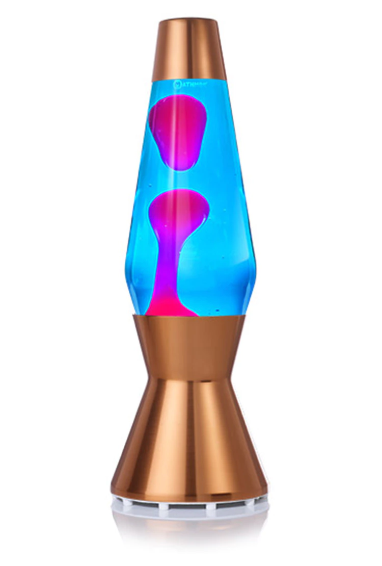 Лава-лампа Mathmos Astro Розовая/Синяя Copper (Воск)