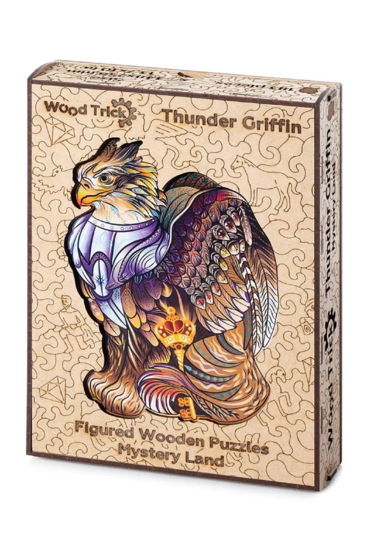 Деревянный пазл Wood Trick «Громовой Грифон», 35x26 см
