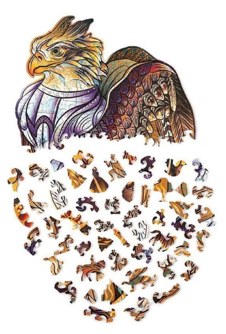 Деревянный пазл Wood Trick «Громовой Грифон», 35x26 см