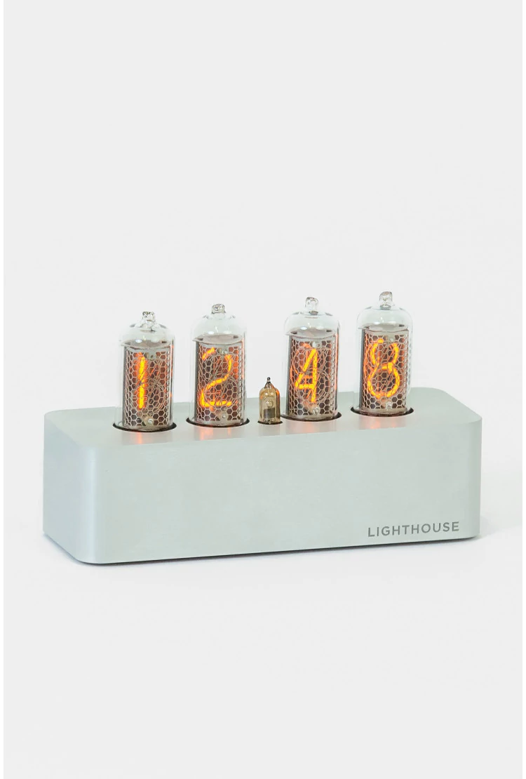 Часы на газоразрядных лампах Lighthouse 1.0 Steel