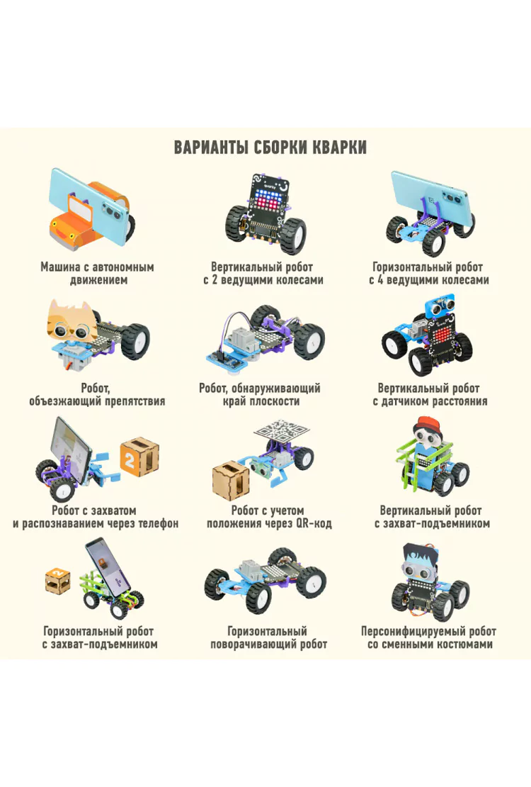 Набор Quarky для обучения программированию и робототехнике для детей