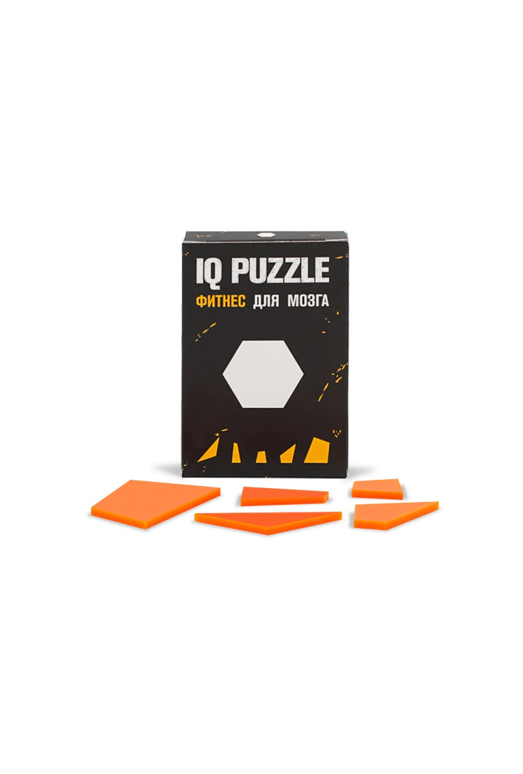 IQ PUZZLE Шестиугольник ( 5 деталей)