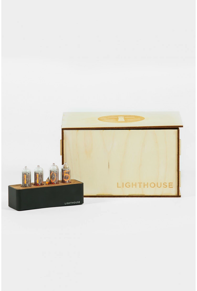 Ламповые часы Lighthouse 1.1 Black