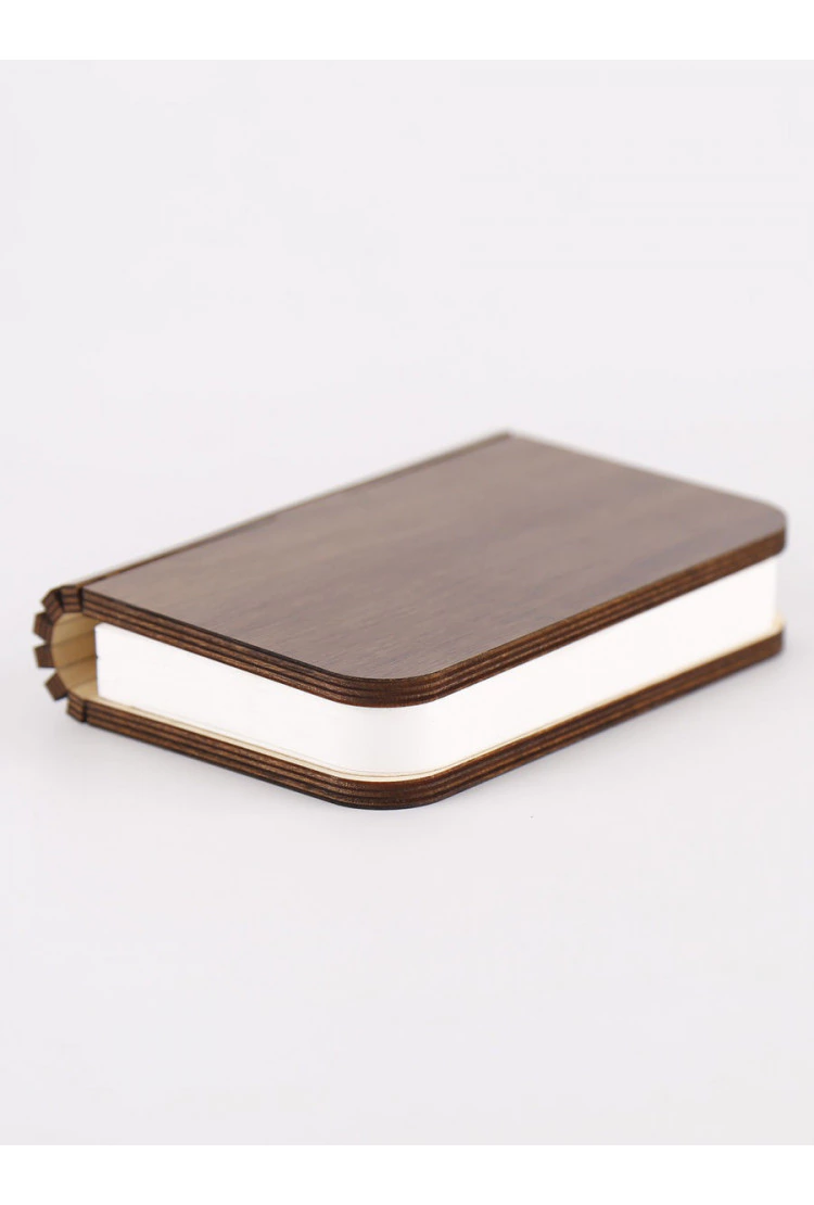 Светодиодная книга Lumobook mini (грецкий орех) (14*12см)