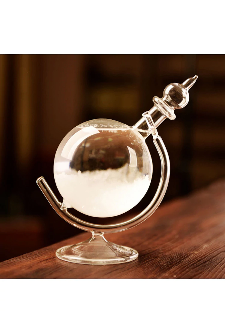 Штормгласс Фицроя на стеклянной подставке (22 см)