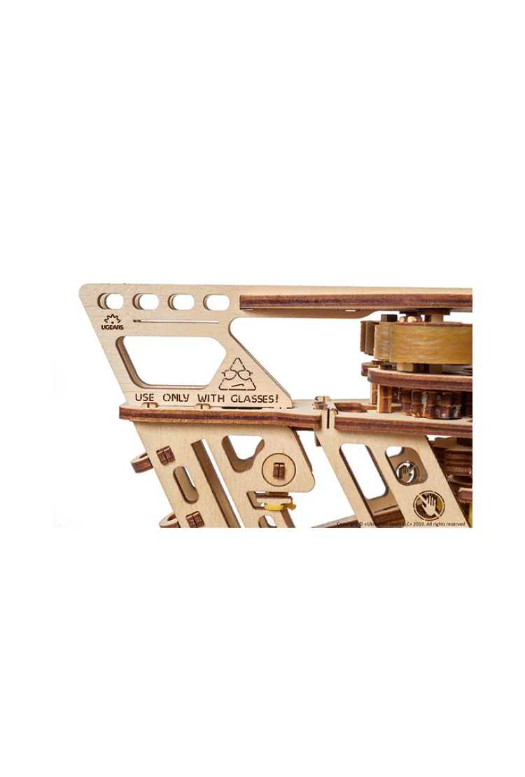 Сборная модель Ugears Пускатель самолетиков