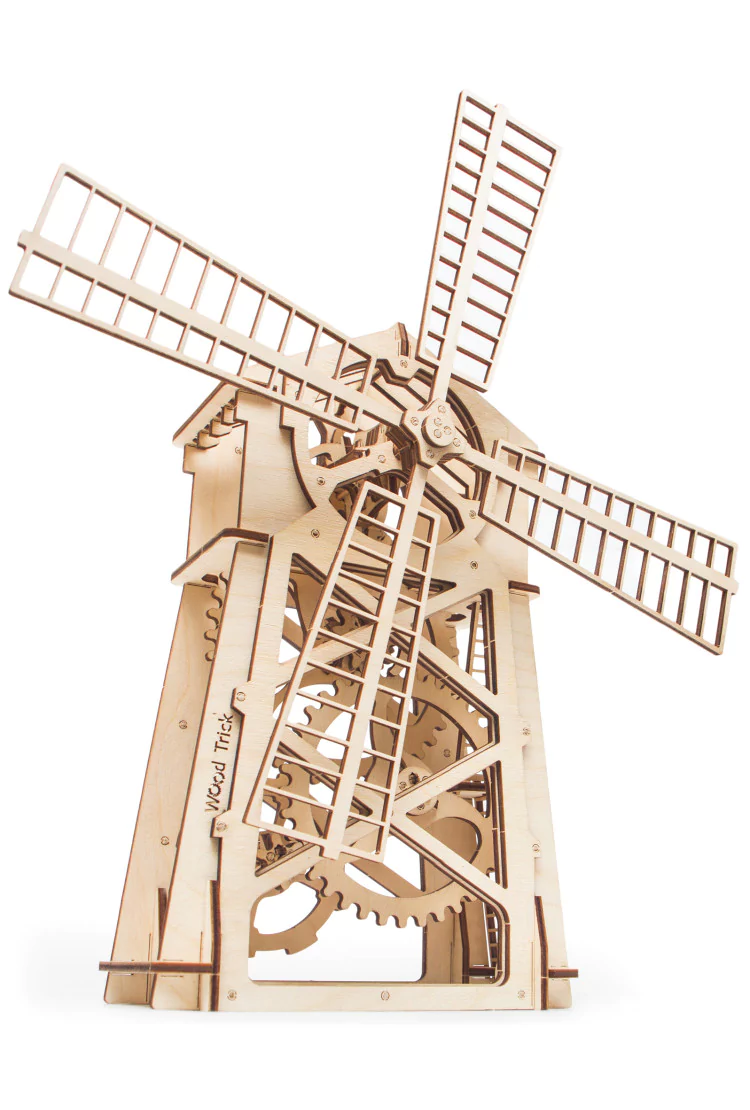 Механический 3D-пазл из дерева Wood Trick Мельница